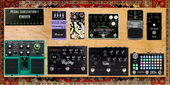 Tom Wilson Pedalboard current
