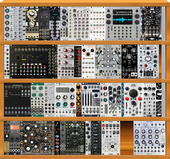 My IRL Eurorack 4 row (no 1u) no plague no dnm
