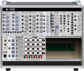 My bleached Eurorack