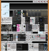 Almost Finished / Modules Pulled Out For Nifty Rack 1u row switched (copy)