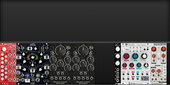 My plastered Eurorack