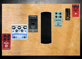 My chevroned Pedalboard