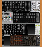 My portable live techno Eurorack