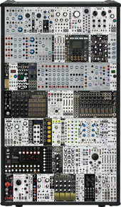 My 104hp 12u plus 6u plus 3u idea Eurorack Tiptop Buchla idea