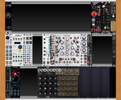 My 1st Brute 6U Eurorack + Moog 60HP (copy)