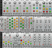 My 2500 baddish Eurorack