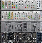 My costumed Eurorack