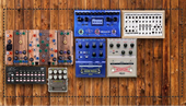My unbarbed Pedalboard