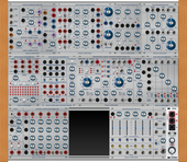 My checkered Eurorack