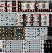 My flaming Eurorack