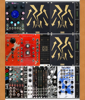 4. Kits waiting to be built! 60HP MOOG Eurorack X 3 - Bottom Row completed!
