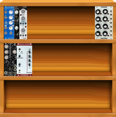 My bleached Eurorack
