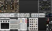 My plated Eurorack (copy) (copy) (copy) (copy)