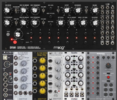 My two tier moog mother rack