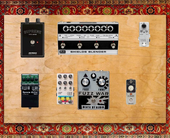 My hunchback Pedalboard