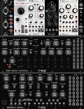 Moog triple case 60HP