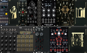 Pams clock, Rene for melodic / mod, Cloud bust n SS for  Befaco dual VCA, seq (4 voice, 3 seq, 1 Vca,envelope)