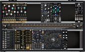 My Current System - 7U CV bus case w/ 0-ctrl and sq1