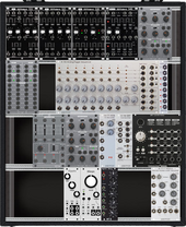 My lozenged Eurorack