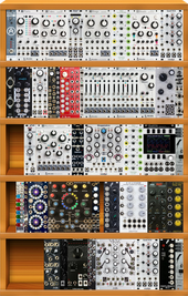 Current rig - excluding the minibrute 2S. (Bottom three rows are in a separate rack, to the left)