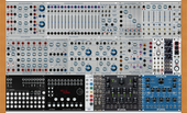 Structure with Buchla modules