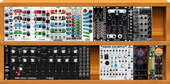 My diy Eurorack bottom shelf