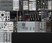 My earthquaked Eurorack