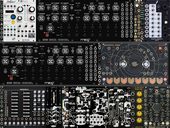 3 Row 104hp Moog Cases