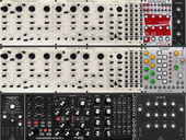 Moog 104 HP rack