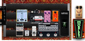 My prostrate Pedalboard