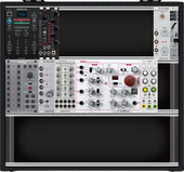 My cerise Eurorack