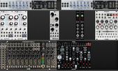 My bannered Eurorack