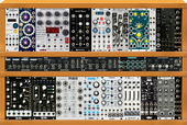 My plastered Eurorack