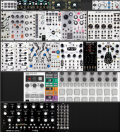 Intelijel 104 7u planning - bottom row for 1u conversion