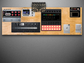 Stereo FX Pedals w/ Cydrums, OP-1F, + Roto-Control