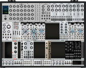 E370 Eurorack 114HP Final - bottom 1U - module purge test