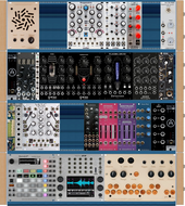 12U Dual Rackbrute - 2024 Setup
