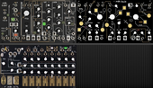 My shadowed Eurorack