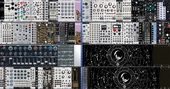 C. Setup Side by Side - Winter '23-'24 - Rackbrute MB and Mantis and unhoused friends