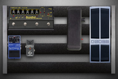 My volumed Pedalboard