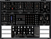 L2. Erica synths Fusion-Black sys. (x2 104HP) + Moog M-32 (60HP)