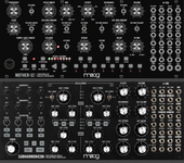 My Moog 2-tier rack