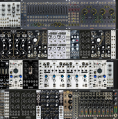 AXIS OF SPECTRAL OSCILLATORS + LPGS --- GRID OF MIXERS + FILTERS + MULTIPLES