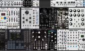 Current 2x104hp intellijel rack with modifications (copy)