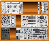 My sheltered Eurorack (copy) (copy)