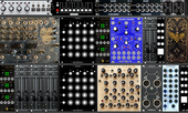 Current 2x104hp intellijel rack with modifications (copy)