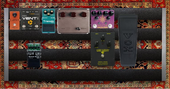 My backswept Pedalboard