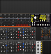 My unstuck Eurorack (copied from Q_bay)