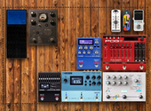 strange keyboard/ pedal steel Pedalboard