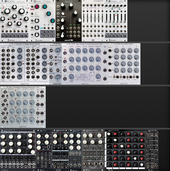 104HP 3U Doepfer + Mutable Instruments + ADDAC